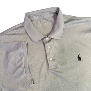 Polo Ralph Lauren Men's Performance Short Sleeve Gray Shirt Sz XXL